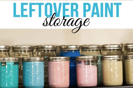 My Tips & Tricks to Store Leftover Paint