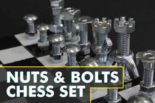 Nuts & Bolts Chess Set