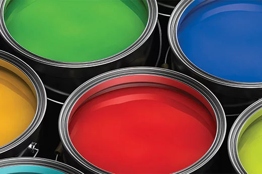 latex paint cans