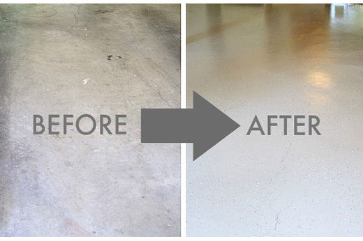 How I Painted My Concrete Garage Floor with EpoxySheild: Before & After