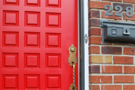 From Blah to Beautiful: My Front Door Paint Job
