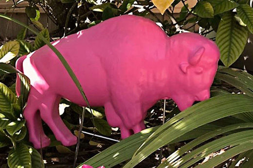 The Original Pink Buffalo Lawn Ornament