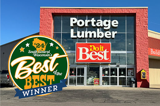 Bliffert’s Portage Lumber Awarded South Central’s Best of the Best in Hardware and Lumber Category