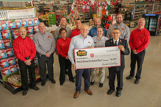 Valu Donates $36,250 To The Salvation Army