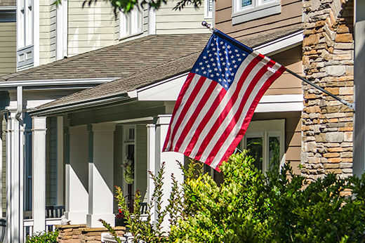 Show Your Stripes With a Flagpole Holder