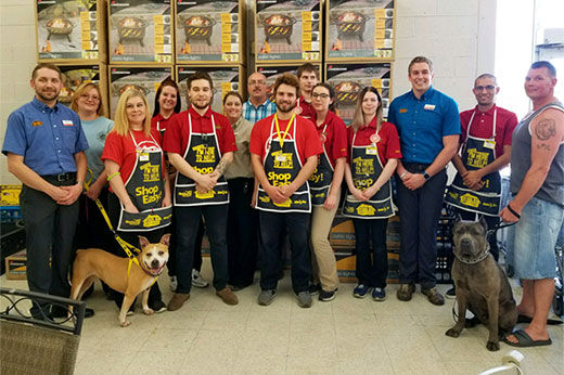 Elmira Valu Home Centers Team And Gambit The Dog