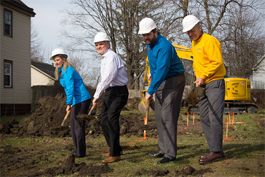 Habitat for Humanity Buffalo & Valu Home Centers Break Ground On 300th House