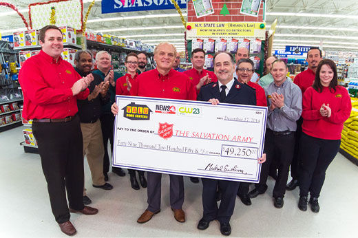 Valu Donates $49,250 to The Salvation Army