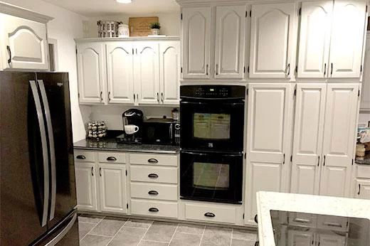 Painted kitchen cabinets