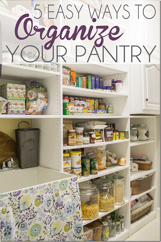 Five easy ways to organize your pantry