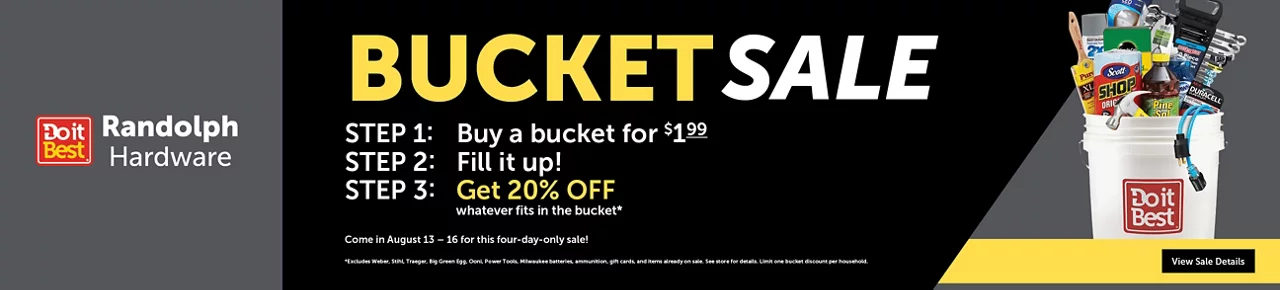 Bucket Sale
