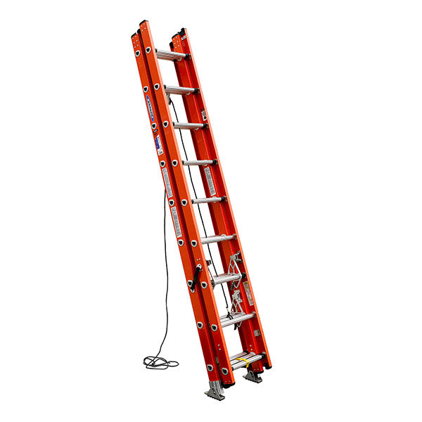 Werner Ladder, 24' Ext. Fiberglass Type 1A 300 Lbs.