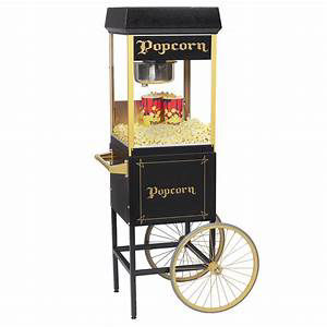 Gold Medal Popcorn Popper W/ Cart Black 2