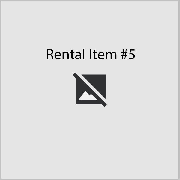 Brand Five Rental Item #5