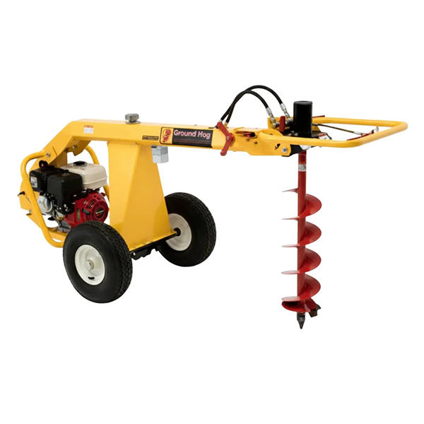 GROUND HOG I POST HOLE AUGER TOWABLE