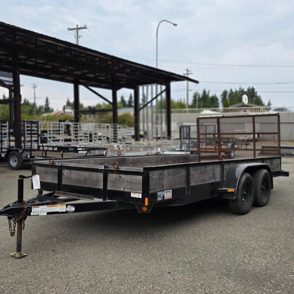 Snake River Utility Trailer: Steel w/ Sides