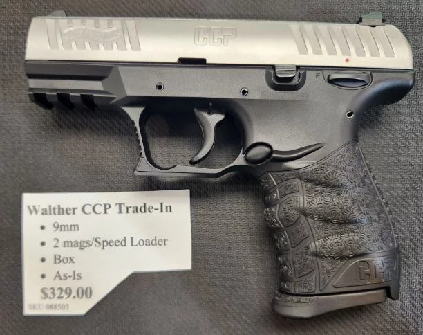 Walther CCP 9mm USED - $329