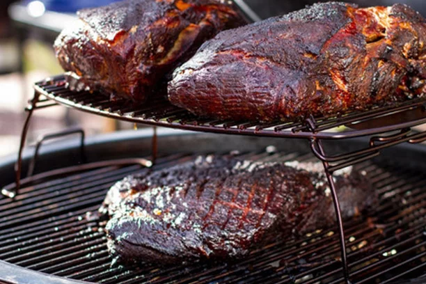 Barbeque on a Weber Kettle Grill