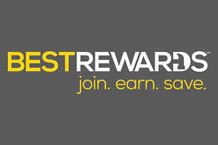 Best Rewards logo join. earn. save