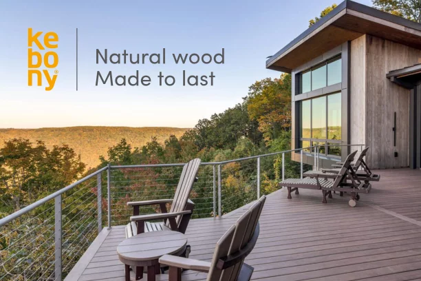 Lifestyl of Kebony deck. Natural wood Made to last
