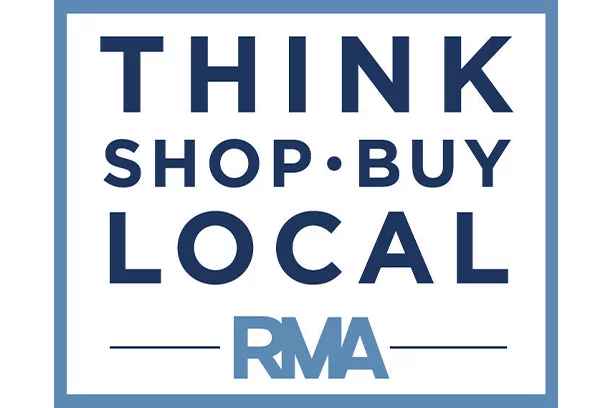 Think. Shop. Buy Local. RMA logo