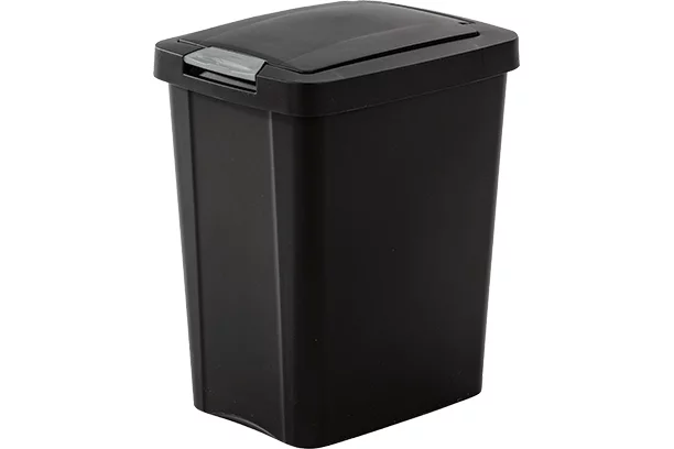 Sterilite Black Wastebasket