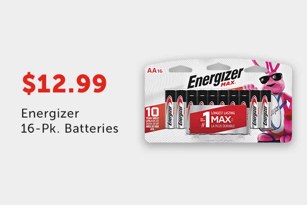 Energizer 16-Pk. Batteries