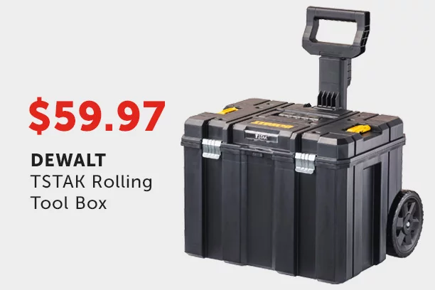 DEWALT TSTAK Rolling Tool Box