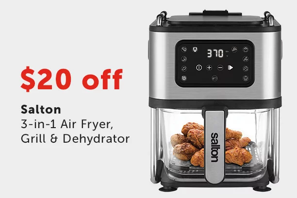 Salton 3-in-1 Air Fryer