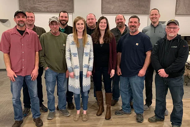 Group photo of Central City Lumber employees