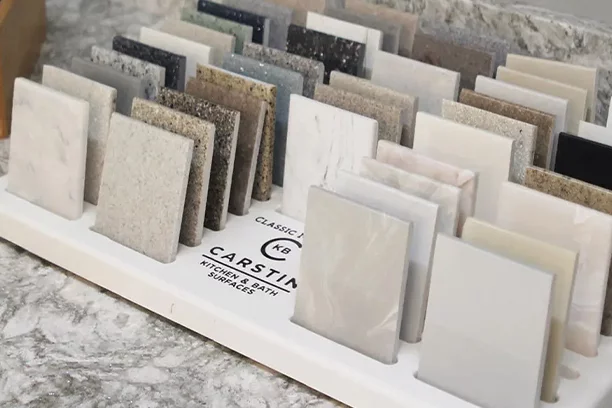 Marble countertop samples