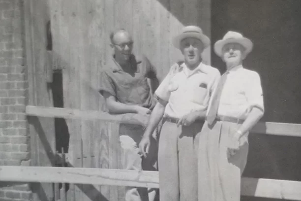 Lessenberry's in front of the first Store