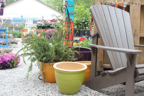 The Back Yard" Garden Center at Northwoods Hardware in Glen Arbor