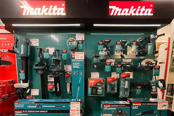 Makita Power Tool Display at Best Lumber & Hardware