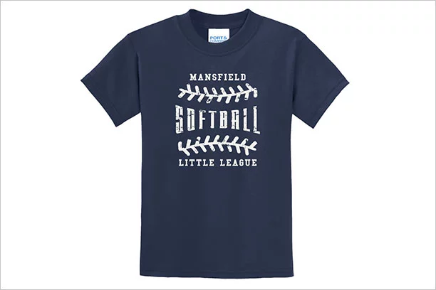 Mansfield Little League softball shirt