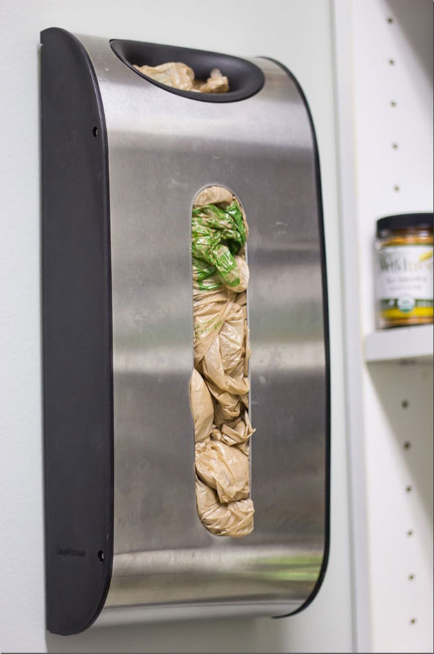 Grocery bag storage