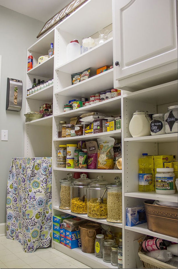 An organized pantry