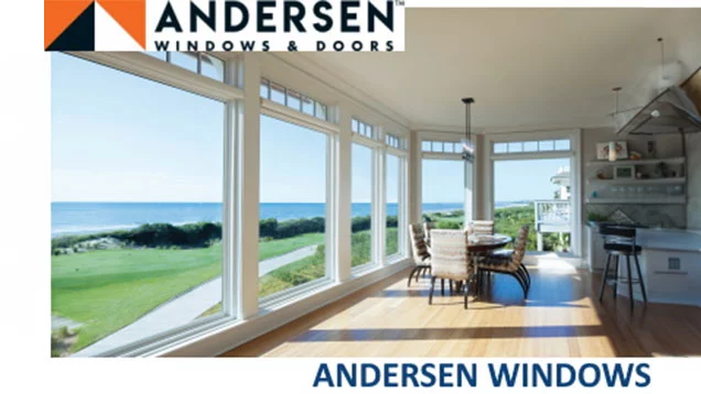 Andersen windows with water view