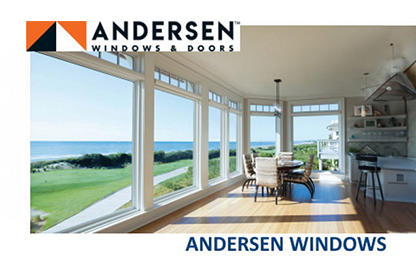 Andersen windows with water view