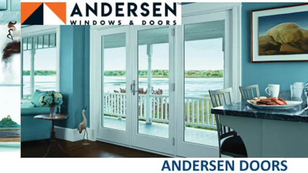 andersen doors with doors in the background