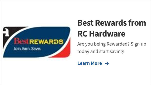 Best rewards from RC Hardware