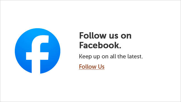Follow us on Facebook.