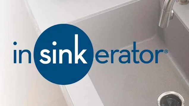 Insinkerator logo next to sink