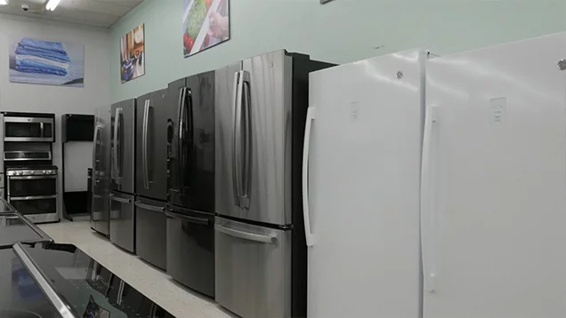 Fridges side by side