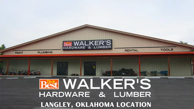 Walker's Hardware & Lumber in Langley, Oklahoma Location