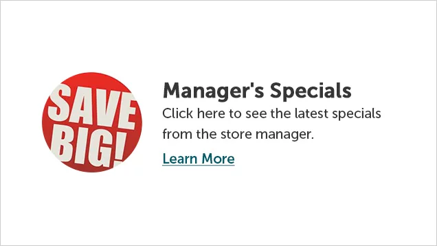 Manager's Specials