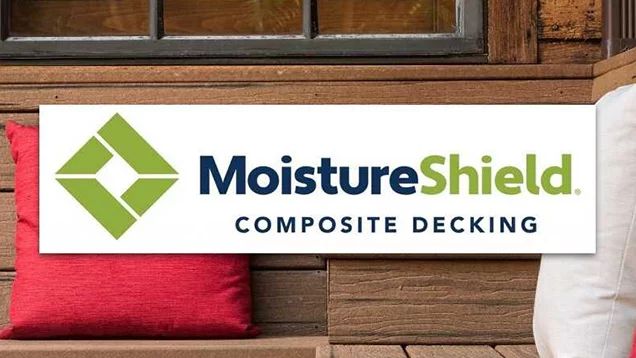 MoistureShield logo with MoistureShield deck seating