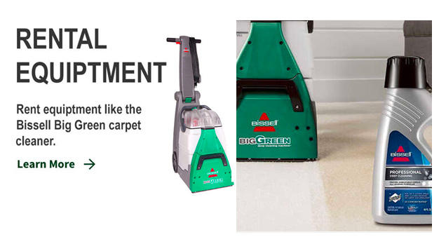  Rental Equipment - Bissell Big Green Carpet Cleaner