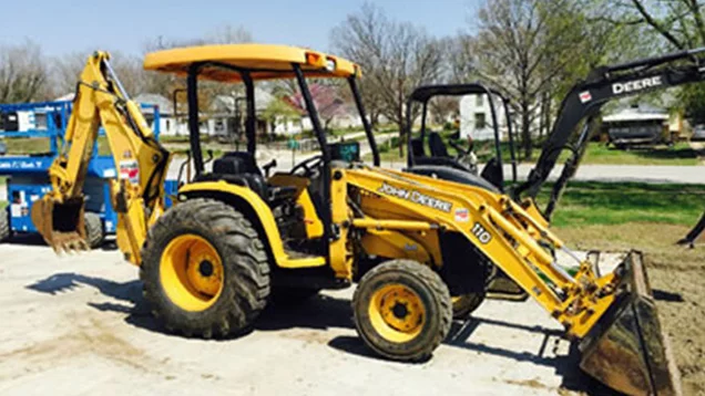 Tractors at Woods Lumber