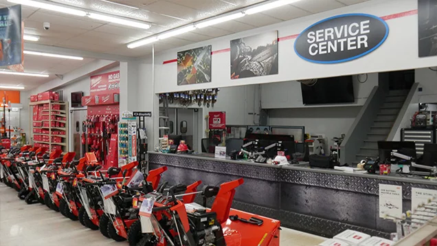 Service Center with Products
